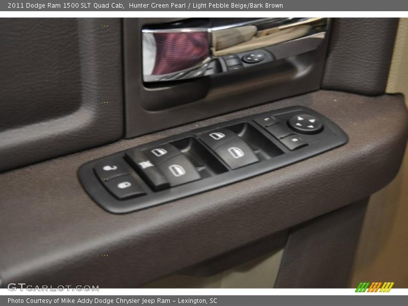 Hunter Green Pearl / Light Pebble Beige/Bark Brown 2011 Dodge Ram 1500 SLT Quad Cab