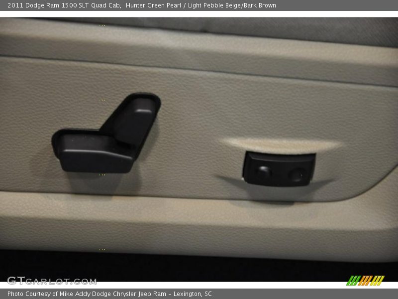 Hunter Green Pearl / Light Pebble Beige/Bark Brown 2011 Dodge Ram 1500 SLT Quad Cab