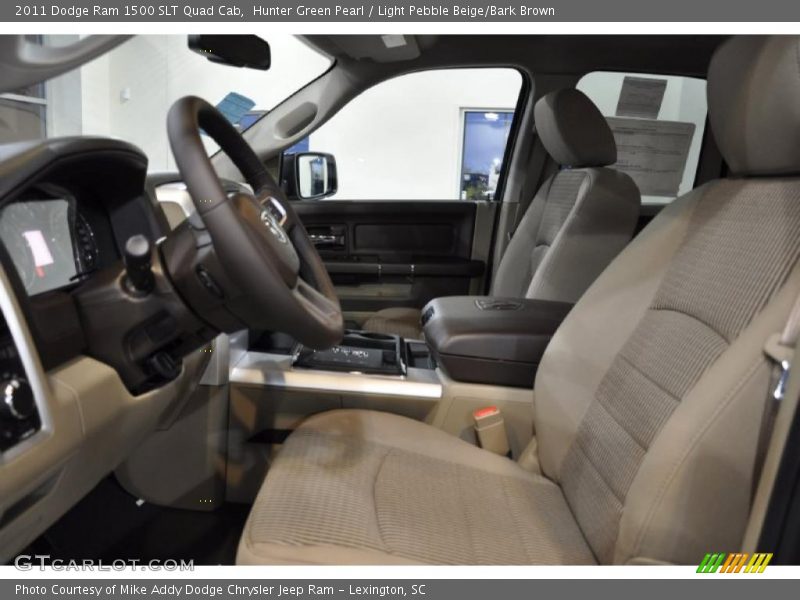 Hunter Green Pearl / Light Pebble Beige/Bark Brown 2011 Dodge Ram 1500 SLT Quad Cab