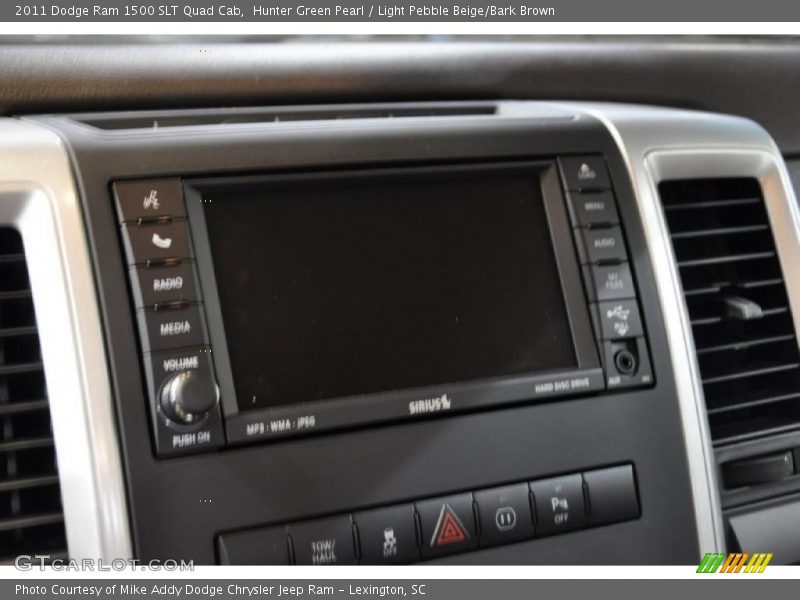 Hunter Green Pearl / Light Pebble Beige/Bark Brown 2011 Dodge Ram 1500 SLT Quad Cab