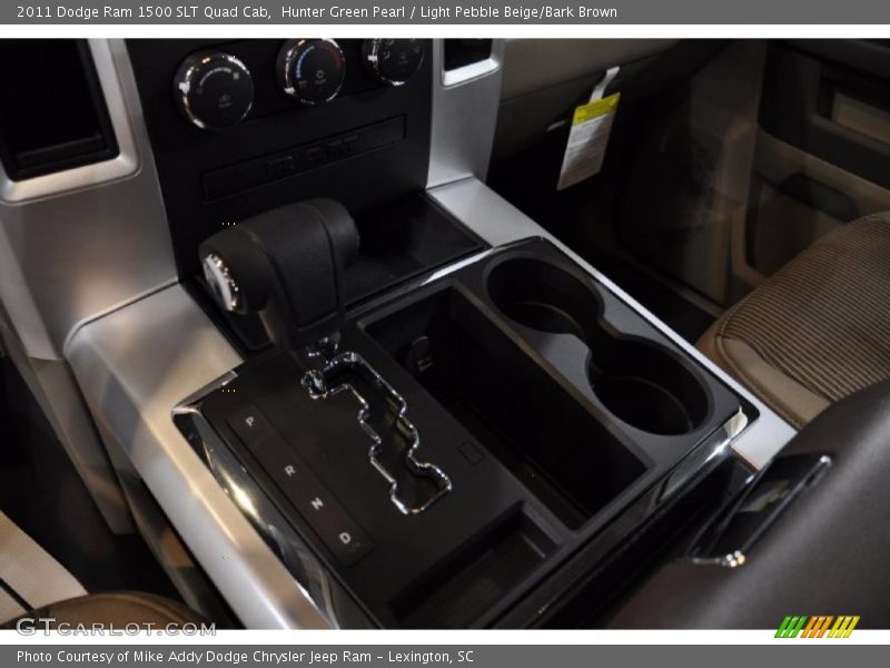 Hunter Green Pearl / Light Pebble Beige/Bark Brown 2011 Dodge Ram 1500 SLT Quad Cab