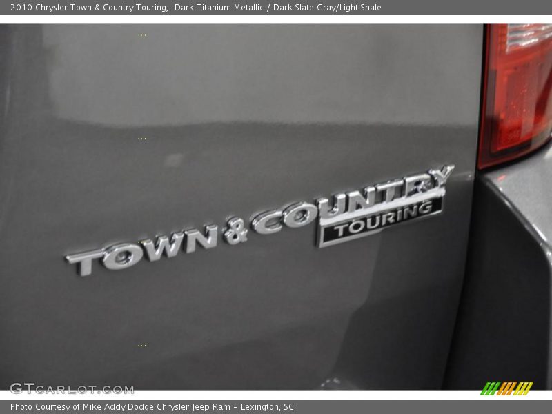 Dark Titanium Metallic / Dark Slate Gray/Light Shale 2010 Chrysler Town & Country Touring