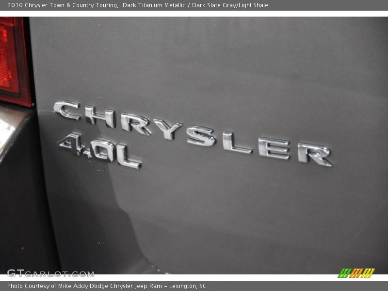 Dark Titanium Metallic / Dark Slate Gray/Light Shale 2010 Chrysler Town & Country Touring