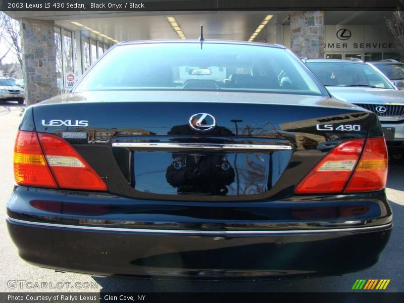 Black Onyx / Black 2003 Lexus LS 430 Sedan