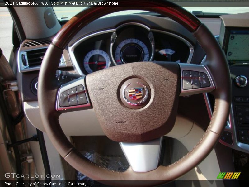 Gold Mist Metallic / Shale/Brownstone 2011 Cadillac SRX FWD
