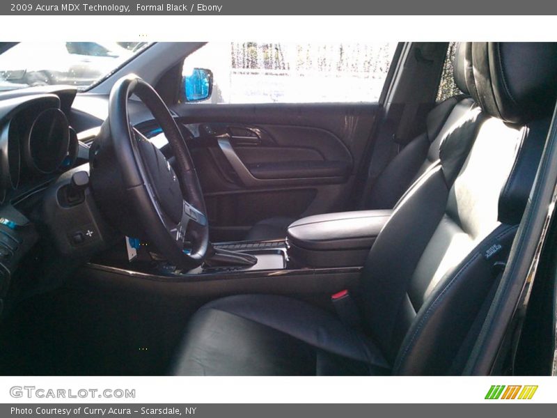  2009 MDX Technology Ebony Interior