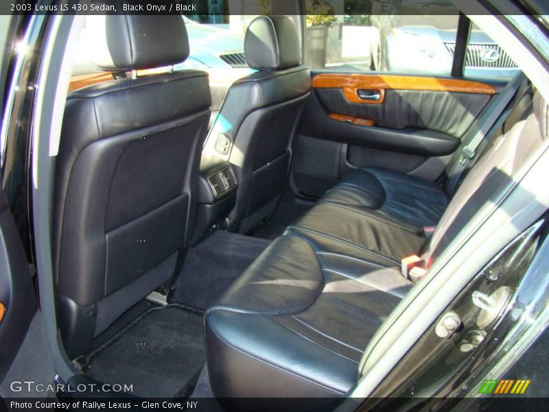 Black Onyx / Black 2003 Lexus LS 430 Sedan