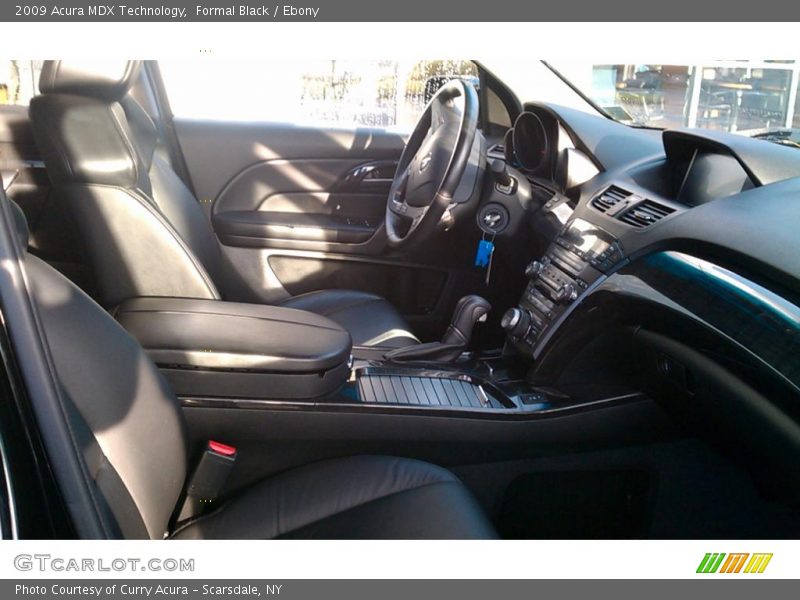  2009 MDX Technology Ebony Interior