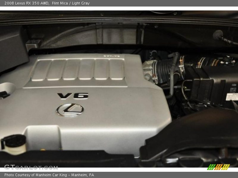 Flint Mica / Light Gray 2008 Lexus RX 350 AWD