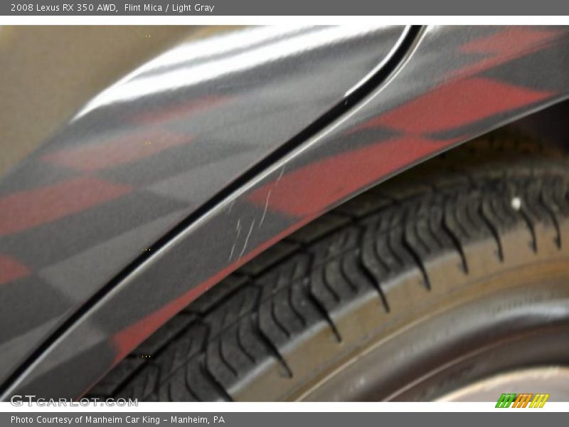 Flint Mica / Light Gray 2008 Lexus RX 350 AWD