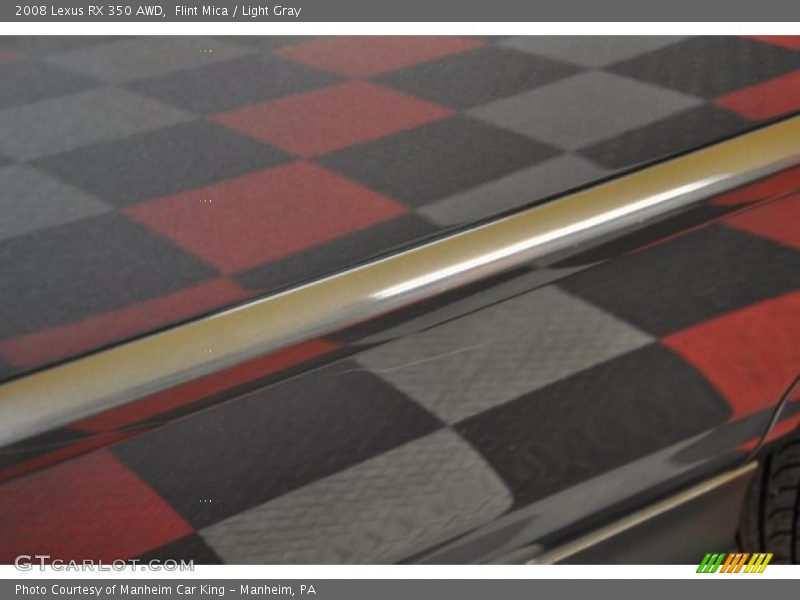 Flint Mica / Light Gray 2008 Lexus RX 350 AWD