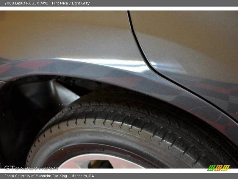 Flint Mica / Light Gray 2008 Lexus RX 350 AWD