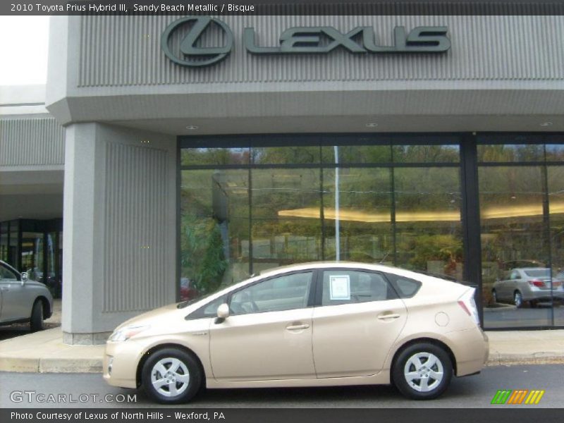 Sandy Beach Metallic / Bisque 2010 Toyota Prius Hybrid III