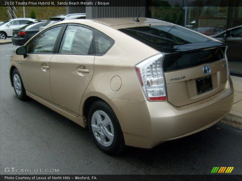 Sandy Beach Metallic / Bisque 2010 Toyota Prius Hybrid III