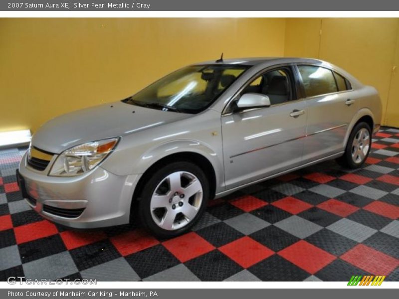 Silver Pearl Metallic / Gray 2007 Saturn Aura XE