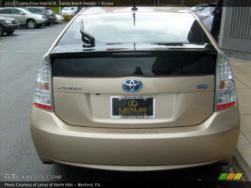 Sandy Beach Metallic / Bisque 2010 Toyota Prius Hybrid III