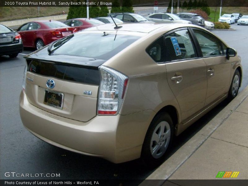 Sandy Beach Metallic / Bisque 2010 Toyota Prius Hybrid III