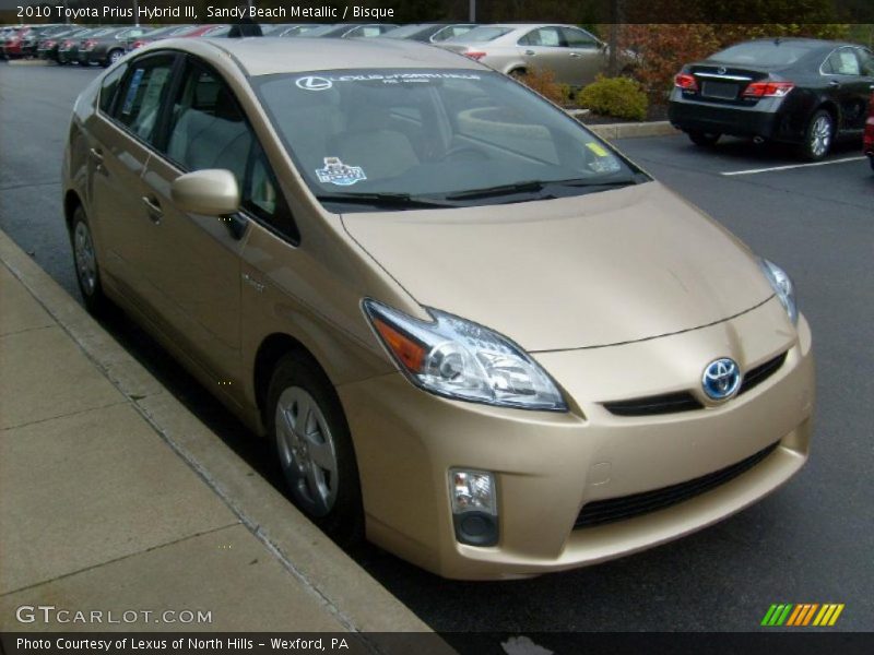 Sandy Beach Metallic / Bisque 2010 Toyota Prius Hybrid III