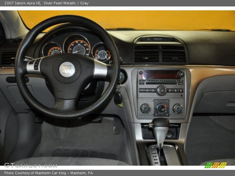 Silver Pearl Metallic / Gray 2007 Saturn Aura XE