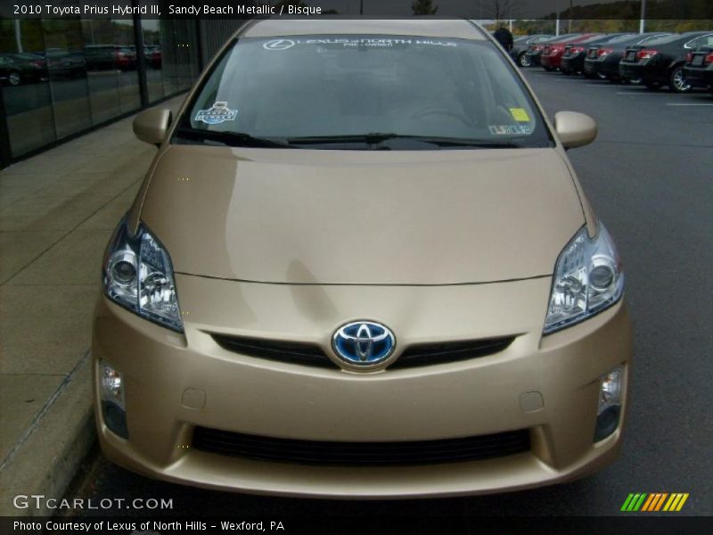 Sandy Beach Metallic / Bisque 2010 Toyota Prius Hybrid III