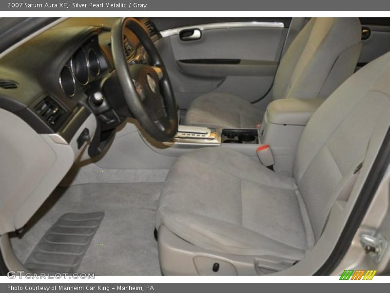 Silver Pearl Metallic / Gray 2007 Saturn Aura XE