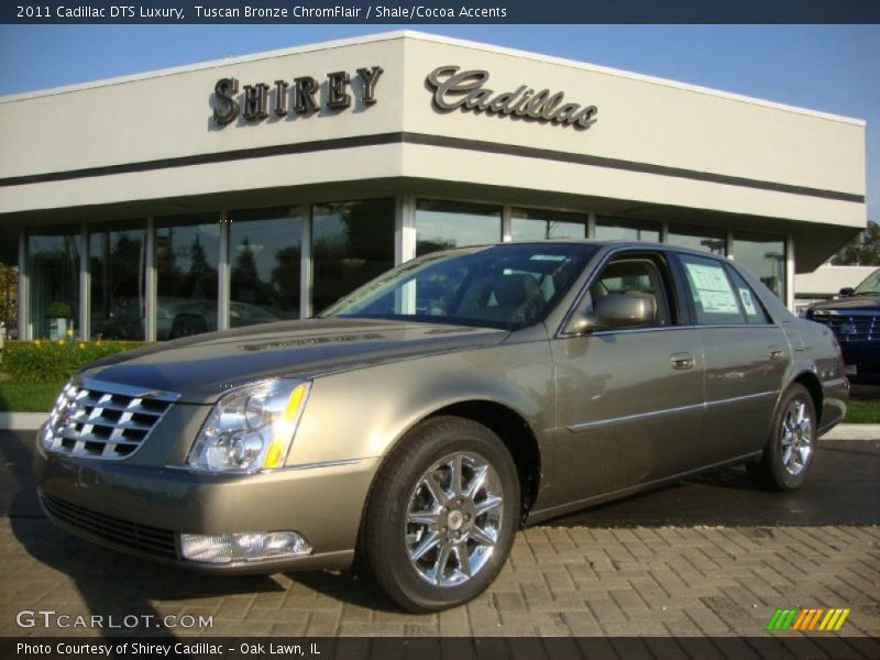 Tuscan Bronze ChromFlair / Shale/Cocoa Accents 2011 Cadillac DTS Luxury