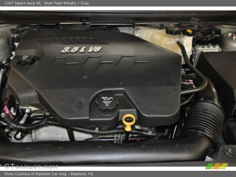 Silver Pearl Metallic / Gray 2007 Saturn Aura XE