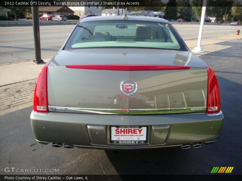 Tuscan Bronze ChromFlair / Shale/Cocoa Accents 2011 Cadillac DTS Luxury