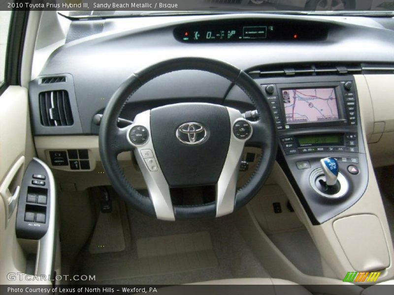 Sandy Beach Metallic / Bisque 2010 Toyota Prius Hybrid III