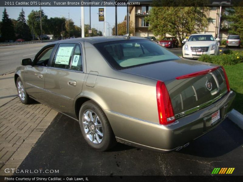 Tuscan Bronze ChromFlair / Shale/Cocoa Accents 2011 Cadillac DTS Luxury