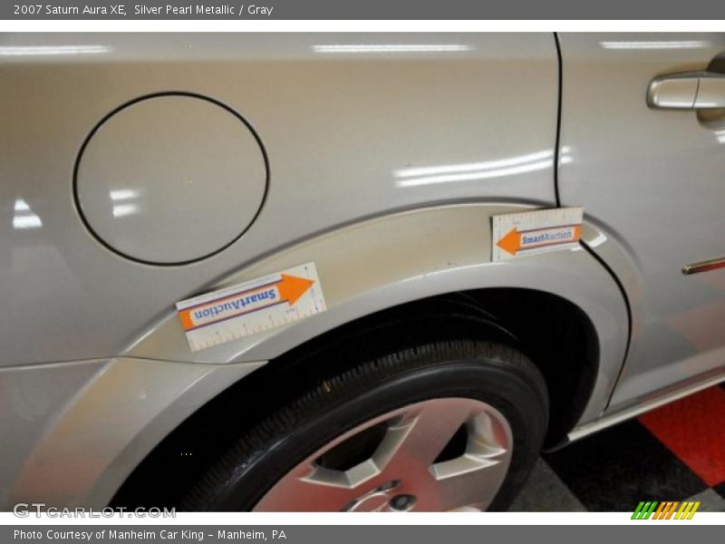 Silver Pearl Metallic / Gray 2007 Saturn Aura XE