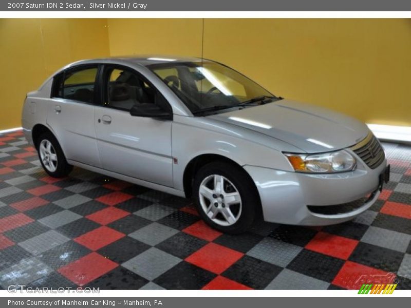 Silver Nickel / Gray 2007 Saturn ION 2 Sedan