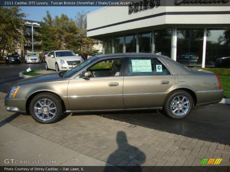 Tuscan Bronze ChromFlair / Shale/Cocoa Accents 2011 Cadillac DTS Luxury
