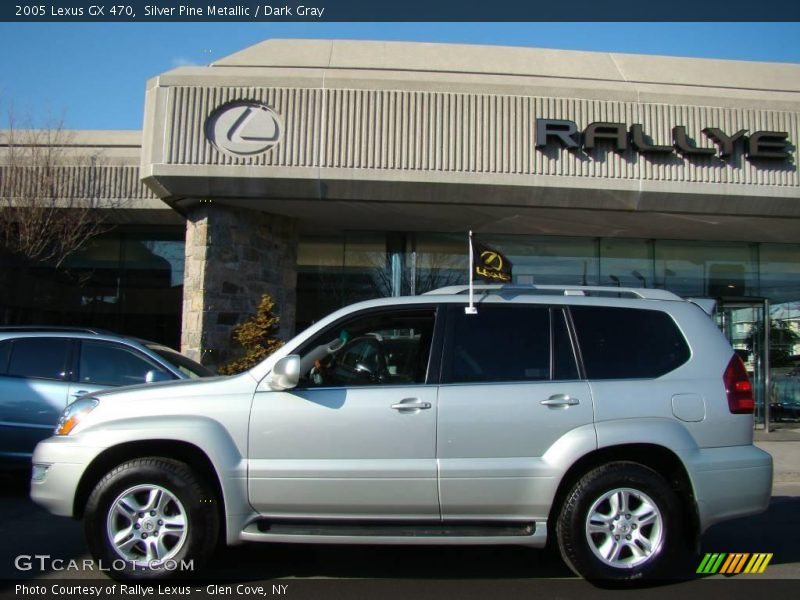 Silver Pine Metallic / Dark Gray 2005 Lexus GX 470