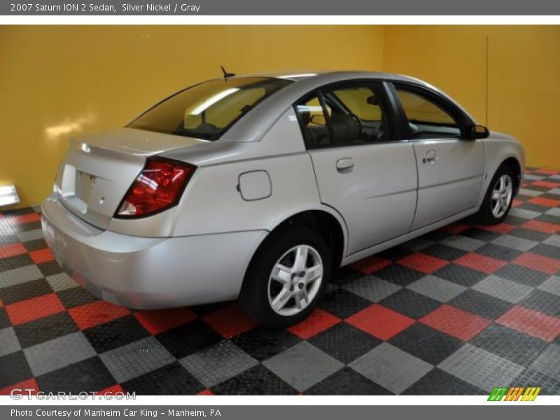 Silver Nickel / Gray 2007 Saturn ION 2 Sedan