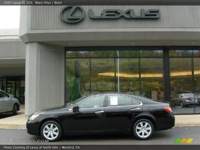 Black Onyx / Black 2007 Lexus ES 350