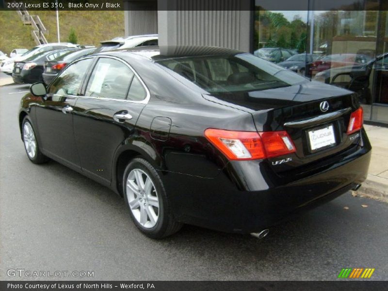 Black Onyx / Black 2007 Lexus ES 350