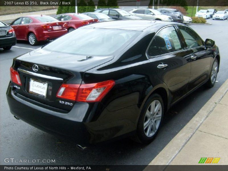 Black Onyx / Black 2007 Lexus ES 350