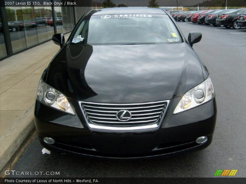 Black Onyx / Black 2007 Lexus ES 350