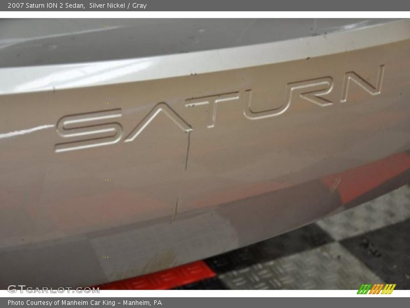 Silver Nickel / Gray 2007 Saturn ION 2 Sedan