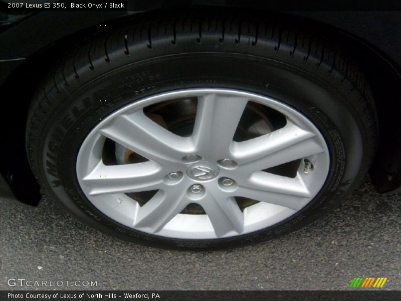 Black Onyx / Black 2007 Lexus ES 350