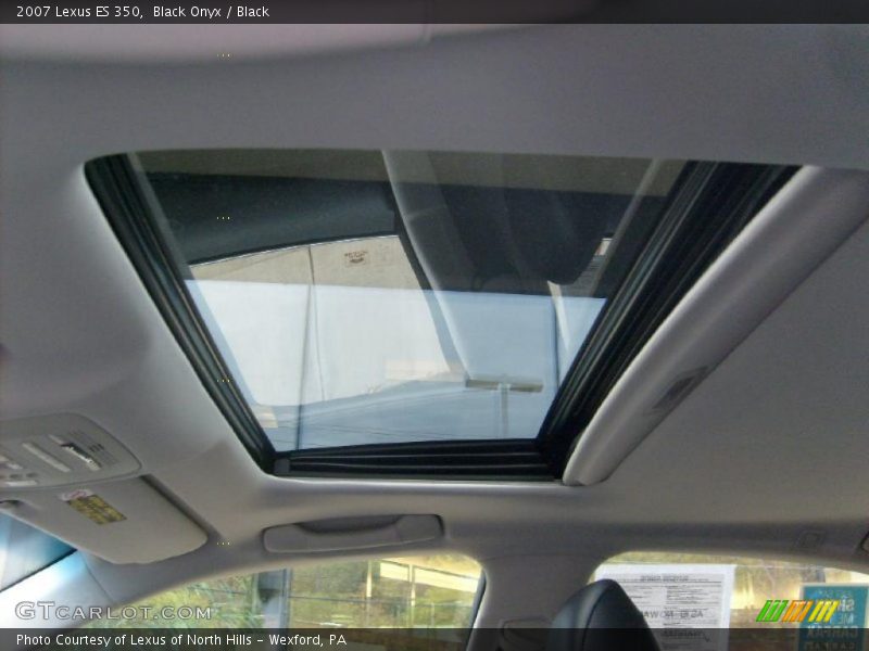 Black Onyx / Black 2007 Lexus ES 350