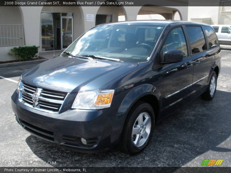 Modern Blue Pearl / Dark Slate/Light Shale 2008 Dodge Grand Caravan SXT