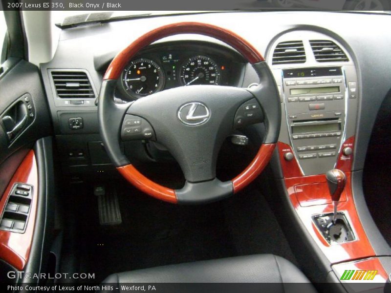 Black Onyx / Black 2007 Lexus ES 350