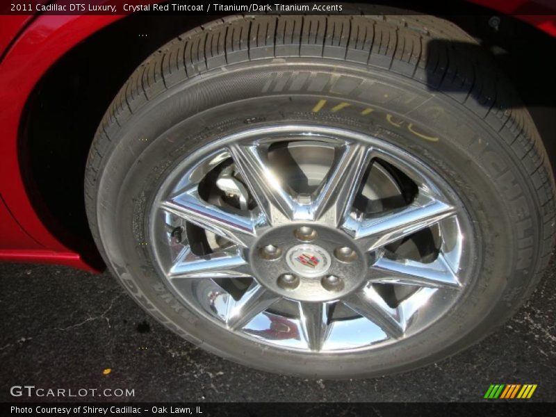 Crystal Red Tintcoat / Titanium/Dark Titanium Accents 2011 Cadillac DTS Luxury