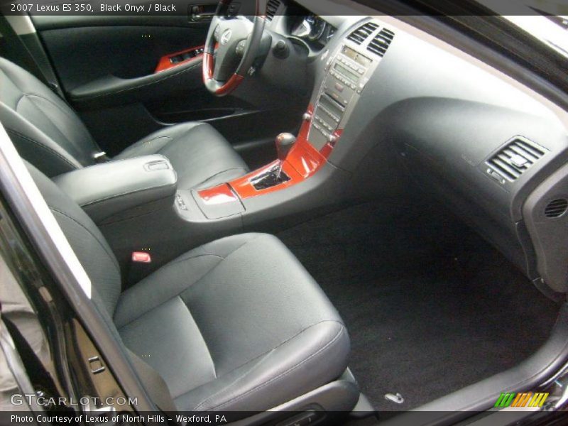 Black Onyx / Black 2007 Lexus ES 350