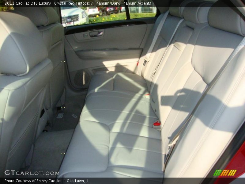 Crystal Red Tintcoat / Titanium/Dark Titanium Accents 2011 Cadillac DTS Luxury