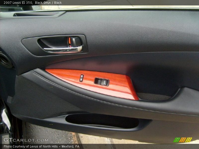 Black Onyx / Black 2007 Lexus ES 350
