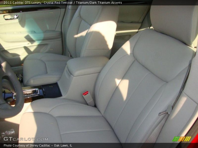 Crystal Red Tintcoat / Titanium/Dark Titanium Accents 2011 Cadillac DTS Luxury