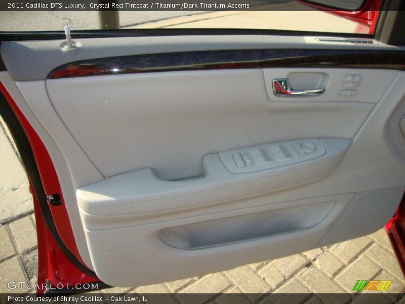 Crystal Red Tintcoat / Titanium/Dark Titanium Accents 2011 Cadillac DTS Luxury
